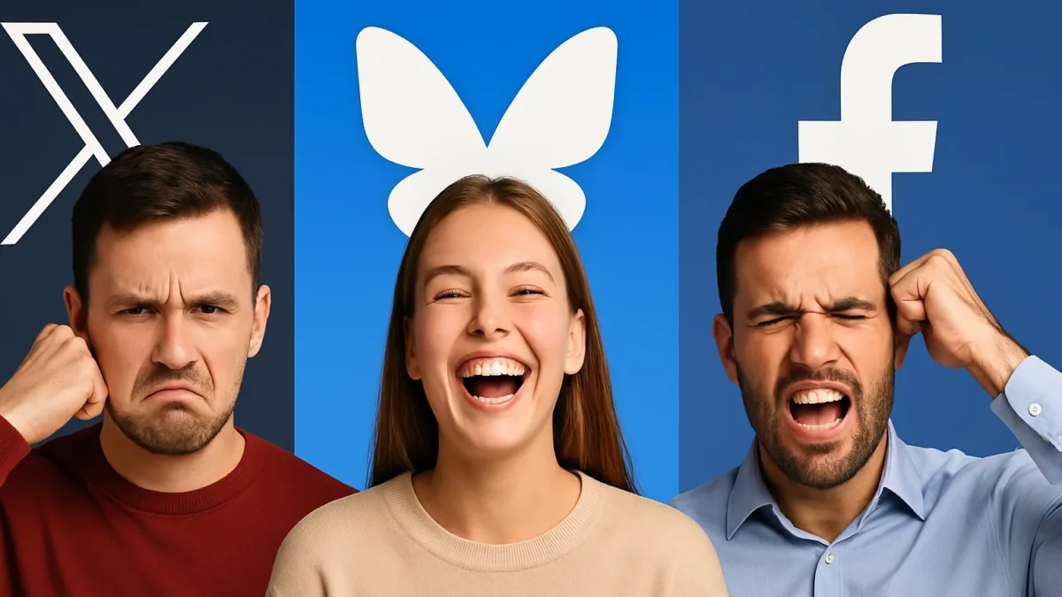 Štve vás Facebook a X? Zkuste Bluesky – decentralizovanou alternativu!