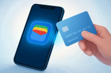 NFC v aplikaci Peněženka Google