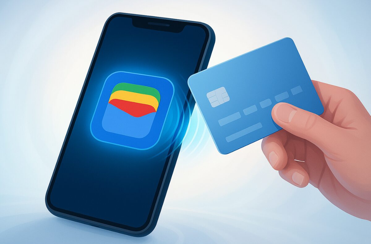 NFC v aplikaci Peněženka Google
