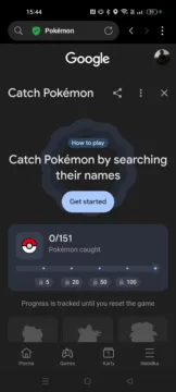 Představení Google Pokémon minihry