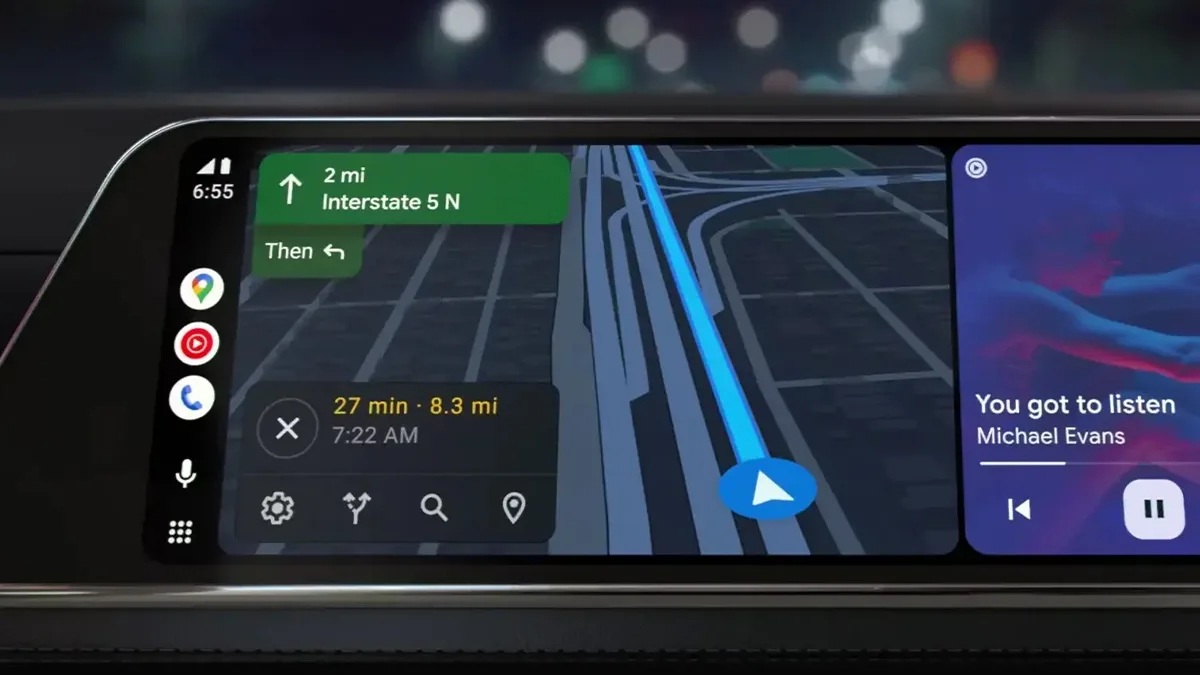 Konec frustrace! Google přidává do Android Auto některým řidičům vymodlené tlačítko