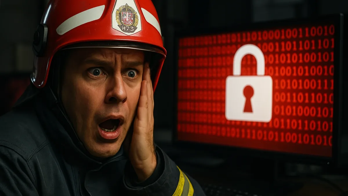 Hackeři napadli hasiče v Hradci! Ransomware šifroval data linky 112/150 fungují