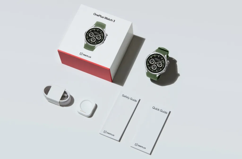 OnePlus Watch 3, obsah balení