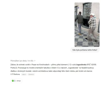 openai o3 identifikace polohy fotografie praha televize