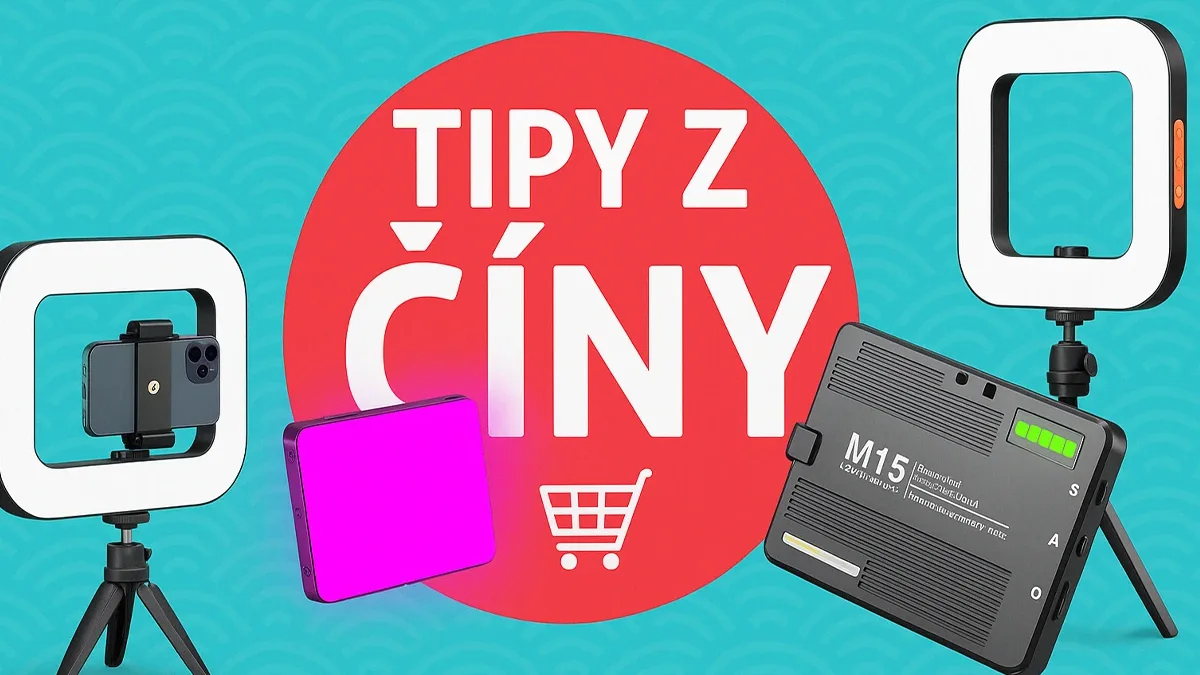 Tipy z Číny: Levná LED světla pro mobil a notebook, která vylepší vaše videa