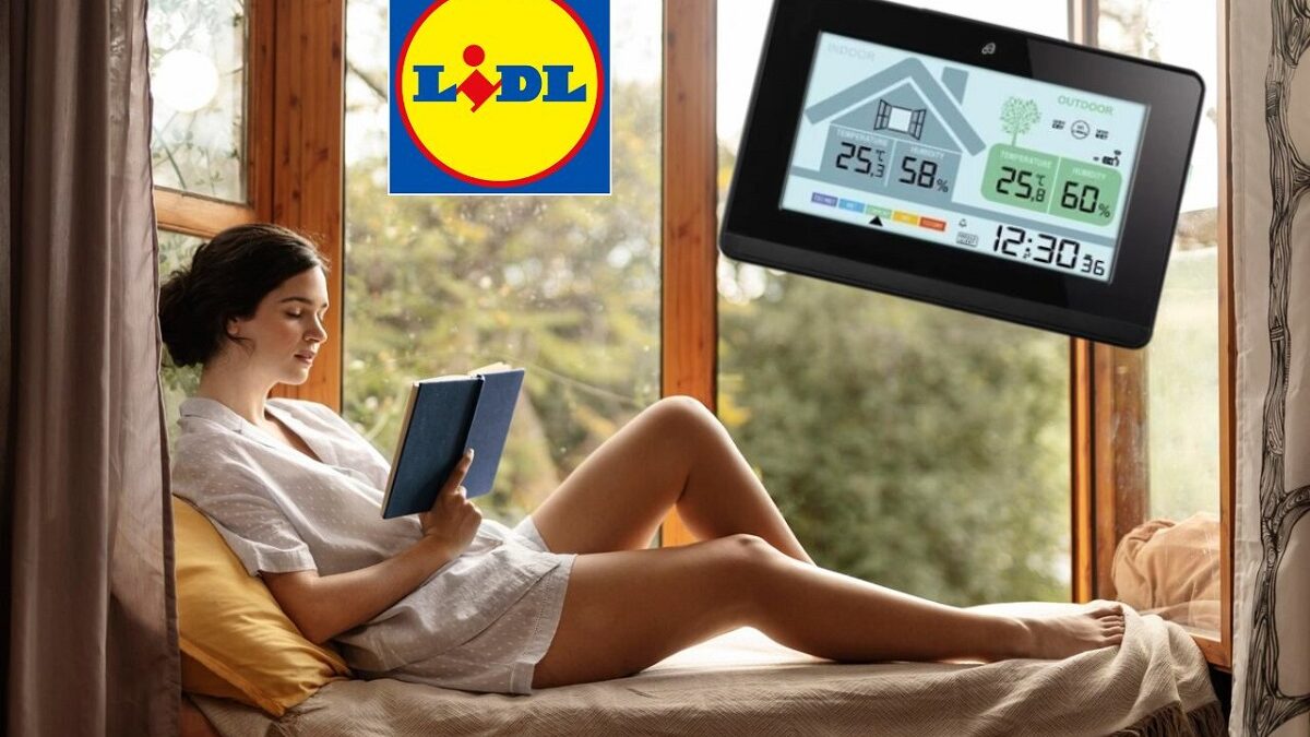 Tahle bezdrátová meteostanice z Lidlu vás upozorní na plíseň a vyhodnotí kvalitu vzduchu. Teď je v akci