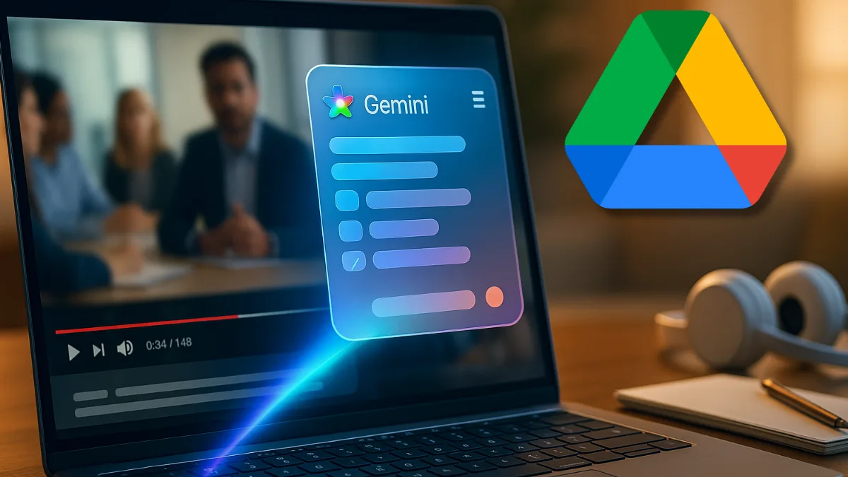 Gemini v Disku Google teď shrne i obsah videonahrávek! Jak to vypadá?