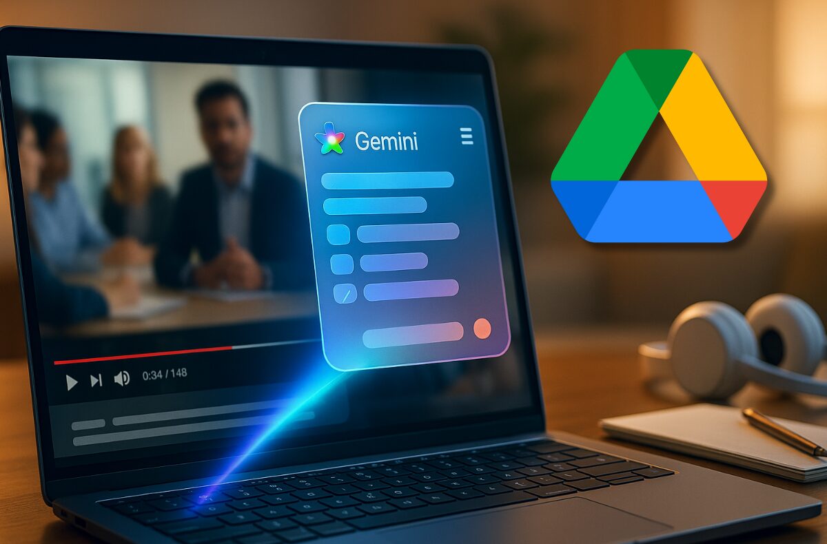 Gemini analyzuje videa v Disku Google