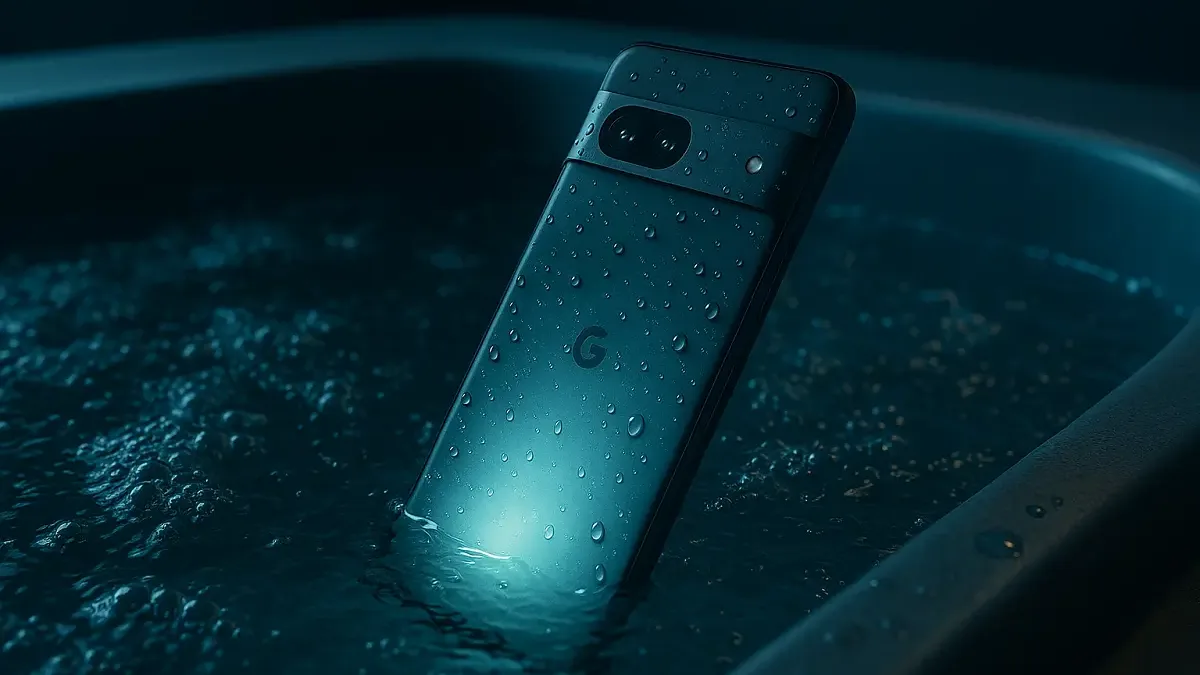 Neuvěřitelné! Google Pixel 8 přežil 5 dní ve vířivce a funguje!
