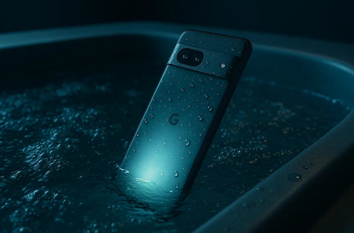 Google Pixel 8 ve vířice