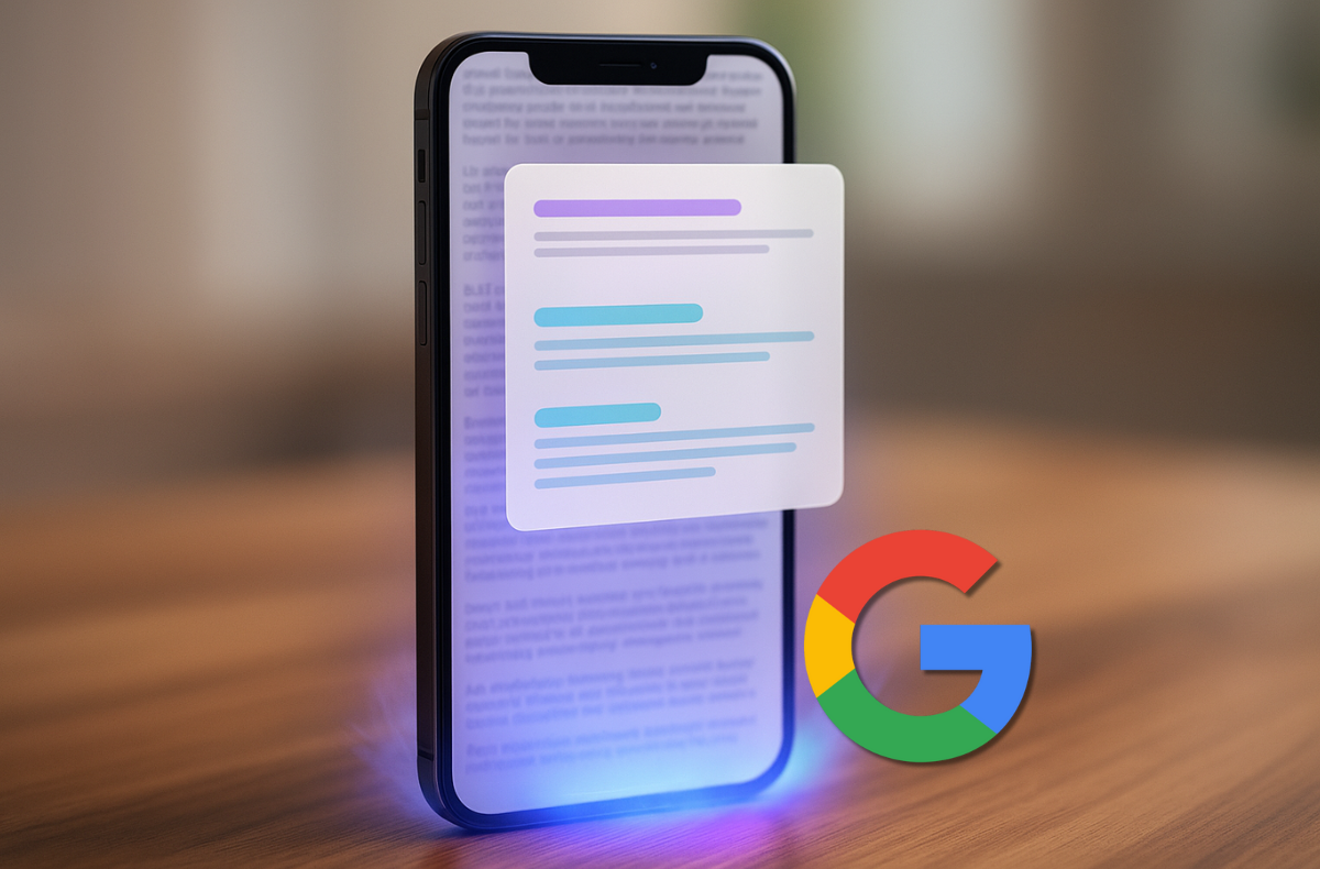 Google představuje novou funkci Simplify