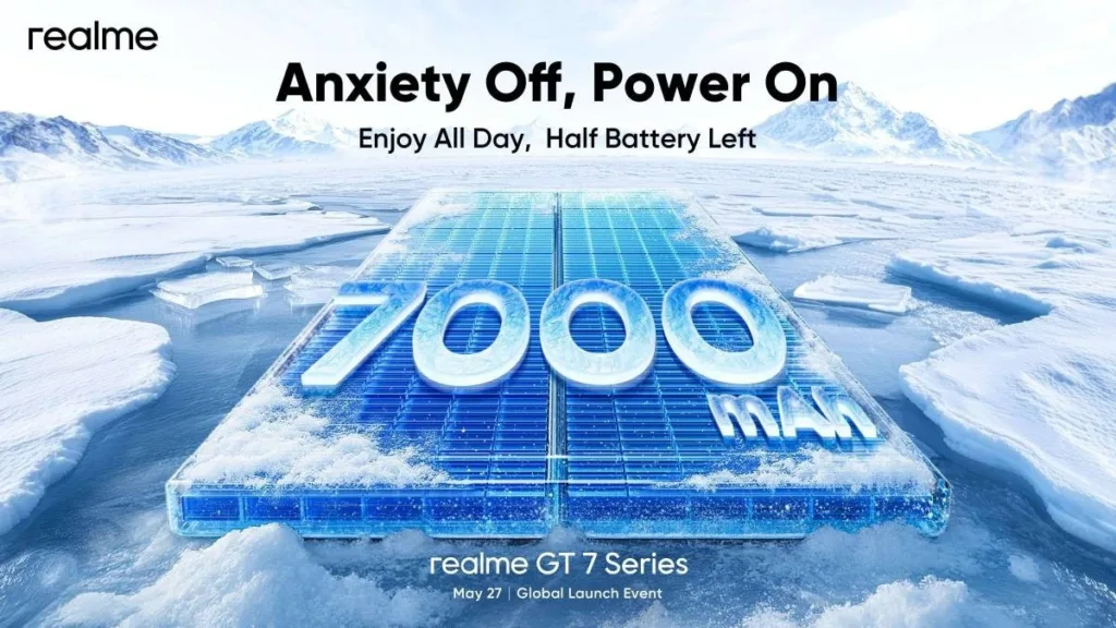 Realme GT 7 baterie