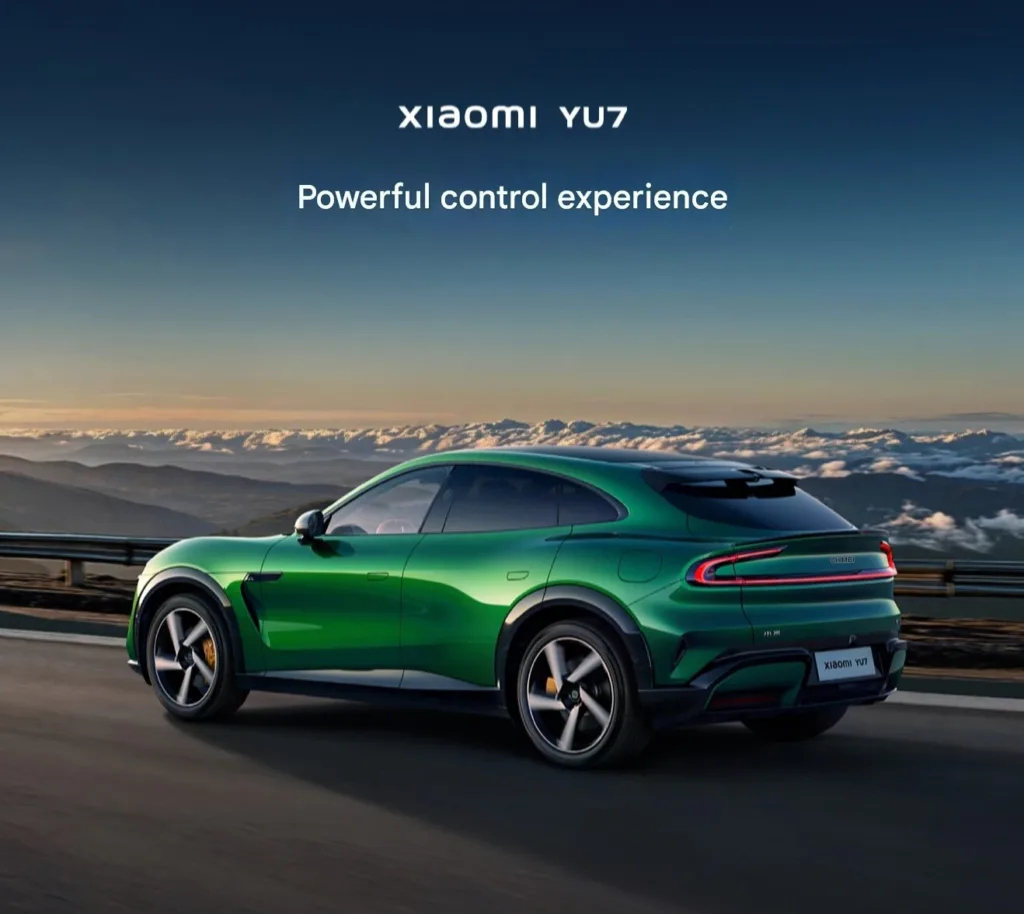Xiaomi YU7 zadní část