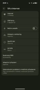 android 16 google pixel 9 pro xl nastaveni pripojeni