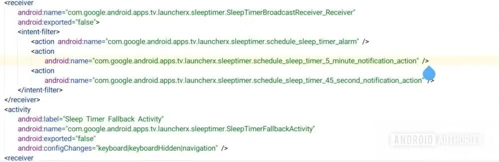 google-tv-sleep-timer-code-strings