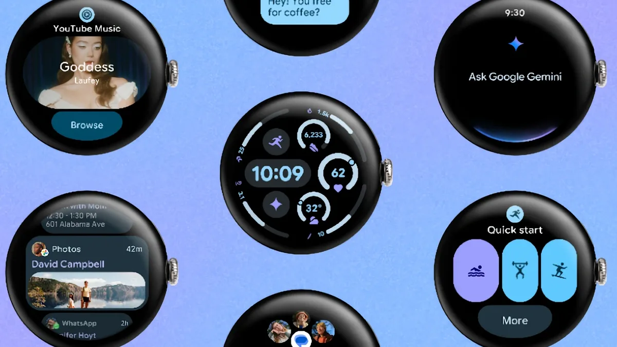 Takhle vypadá Wear OS 6! Ucelenější, s delší výdrží a praktickými novinkami
