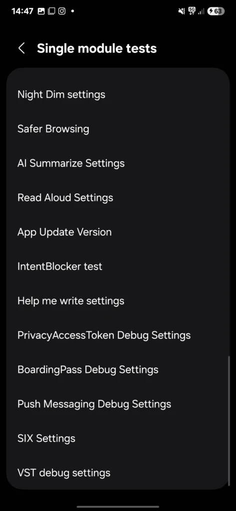 samsung internet nastaveni
