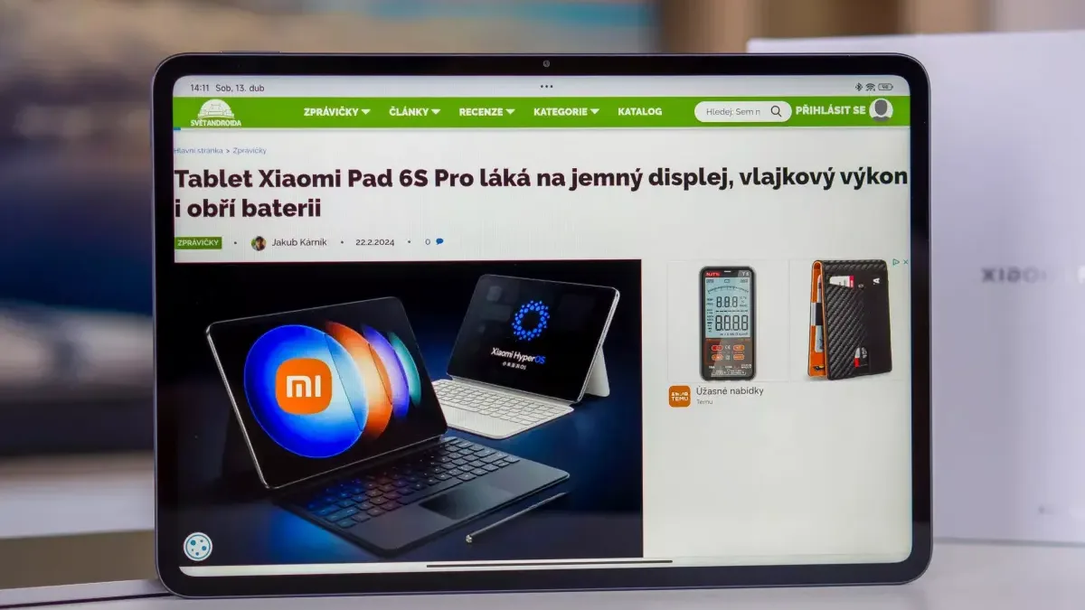 Xiaomi Pad 7S Pro může do Evropy přijít s rychlým čipem, 12,5″ displejem a pořádně rychlým nabíjením