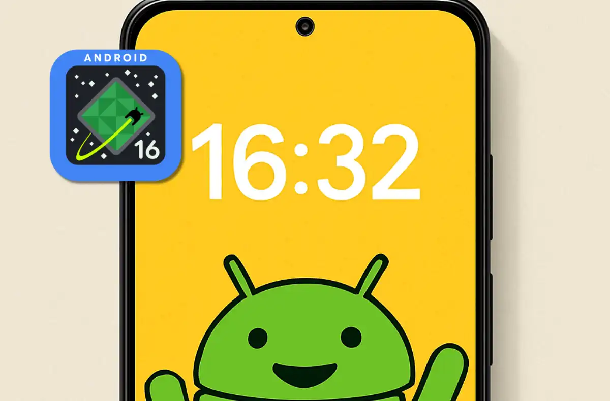 Android 16 Beta 2 úprava hodin