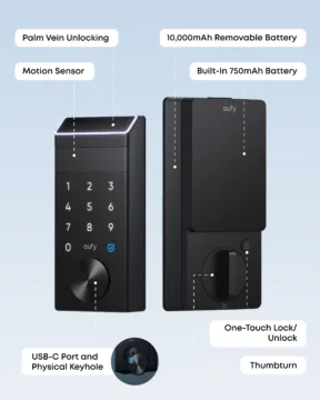 Anker Eufy FamiLock E34 s popisky