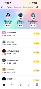 Digg žebříčky popularity