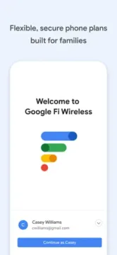 Google Fi Wireless na iOS
