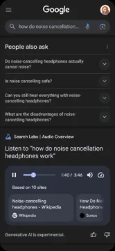 Audio přehled od Gemini je v procesu