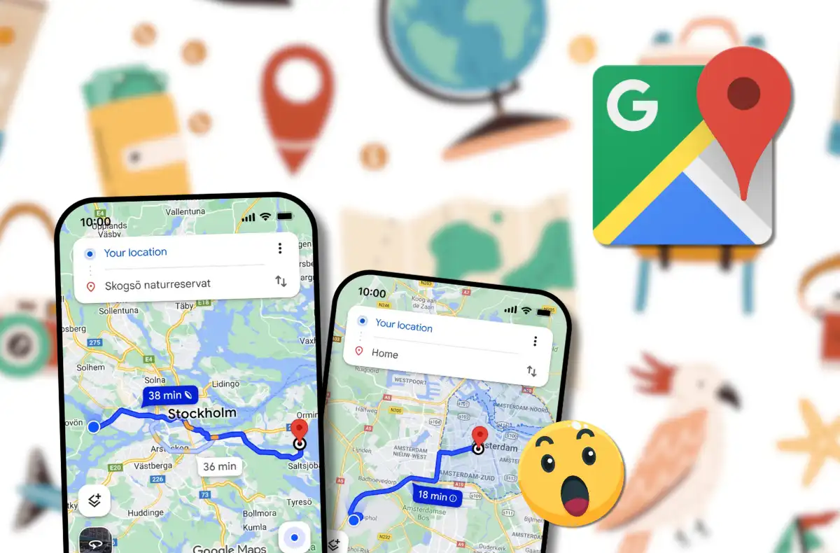 Mapy Google nové funkce, emise, alternativní trasy, cyklopruhy