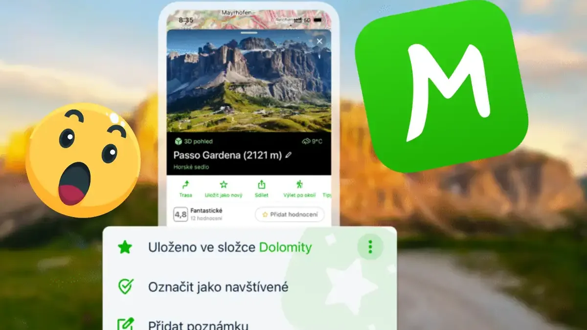 Mapy.com přináší nálož praktických novinek! Jak se vylepší funkce Moje Mapy?