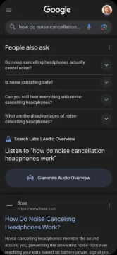 Vyhledávání Google nabízí audio přehledy