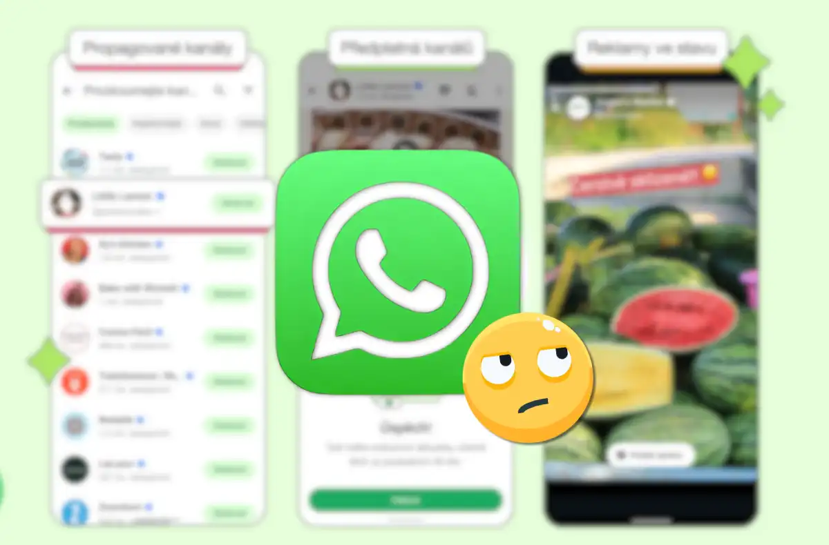 WhatsApp přidává předplatné, reklamy a propagaci