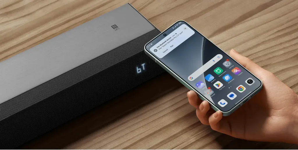 Xiaomi Soundbar Pro 2.0 ch nfc pripojeni