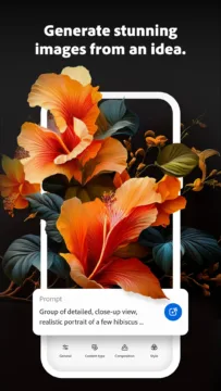 adobe firefly aplikace obrazky z napadu