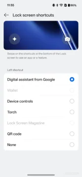 oneplus 13s zamykaci obrazovka s asistentem gemini nastaveni