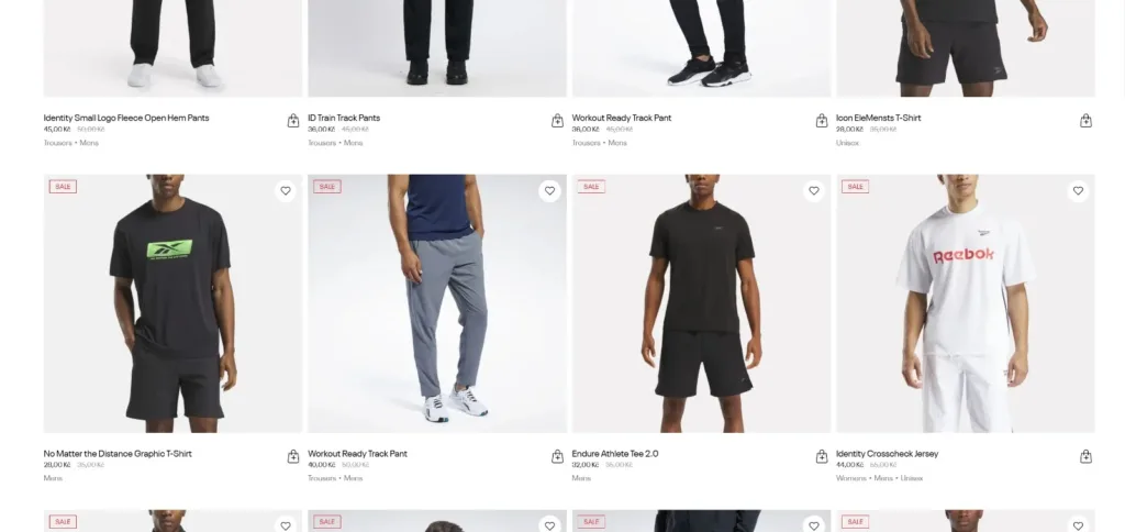 Reebok a chybné ceny