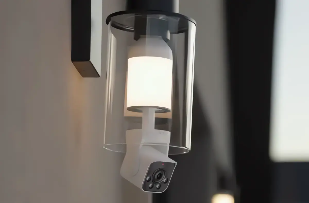 wyze bulb cam namontovana rozsvicena nahled