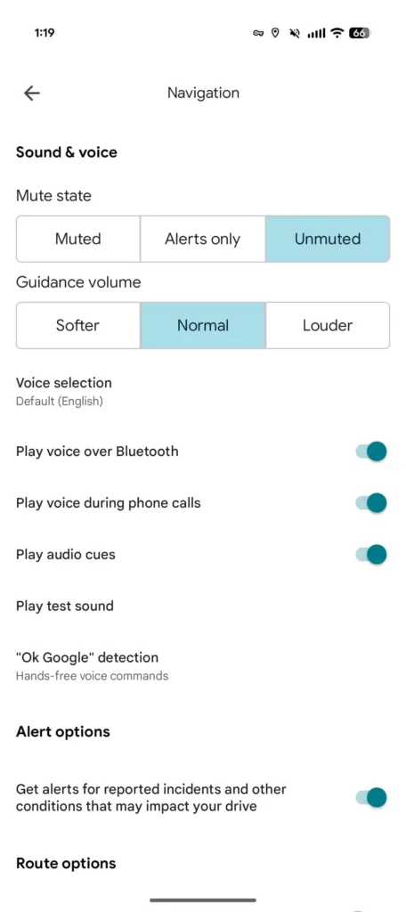 Google Maps media controls gone