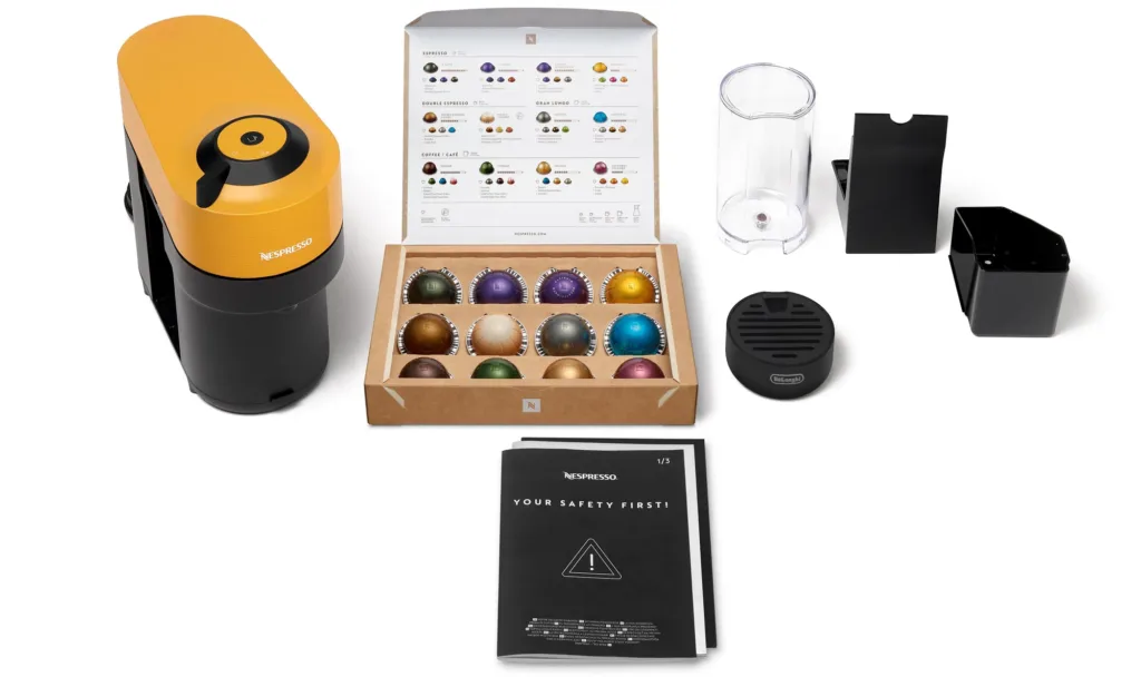 Nespresso De'Longhi Vertuo POP Mango Yellow ENV90.Y kapsle
