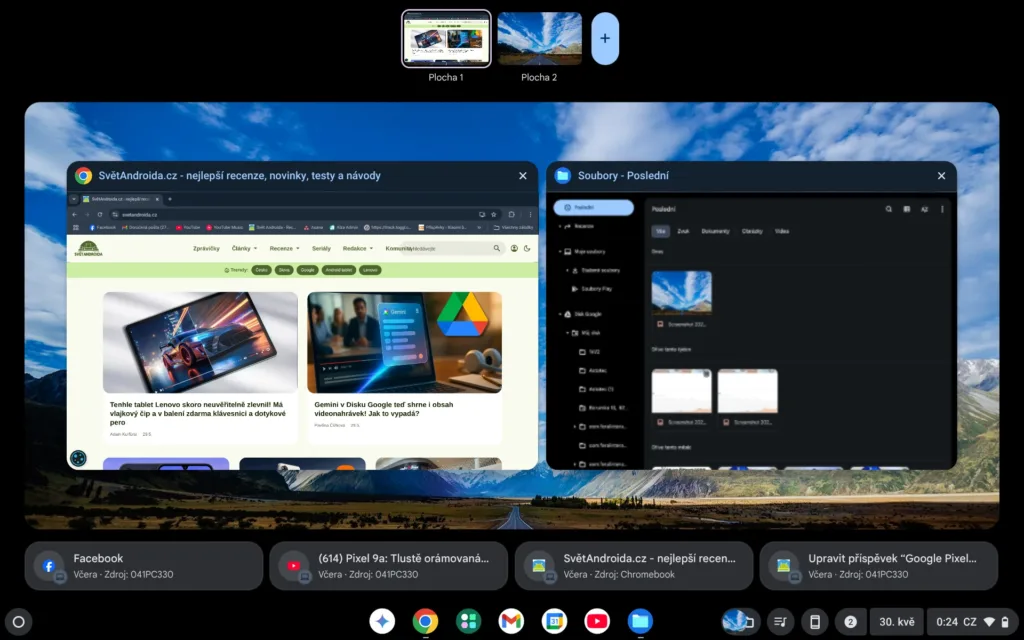 ChromeOS plochy