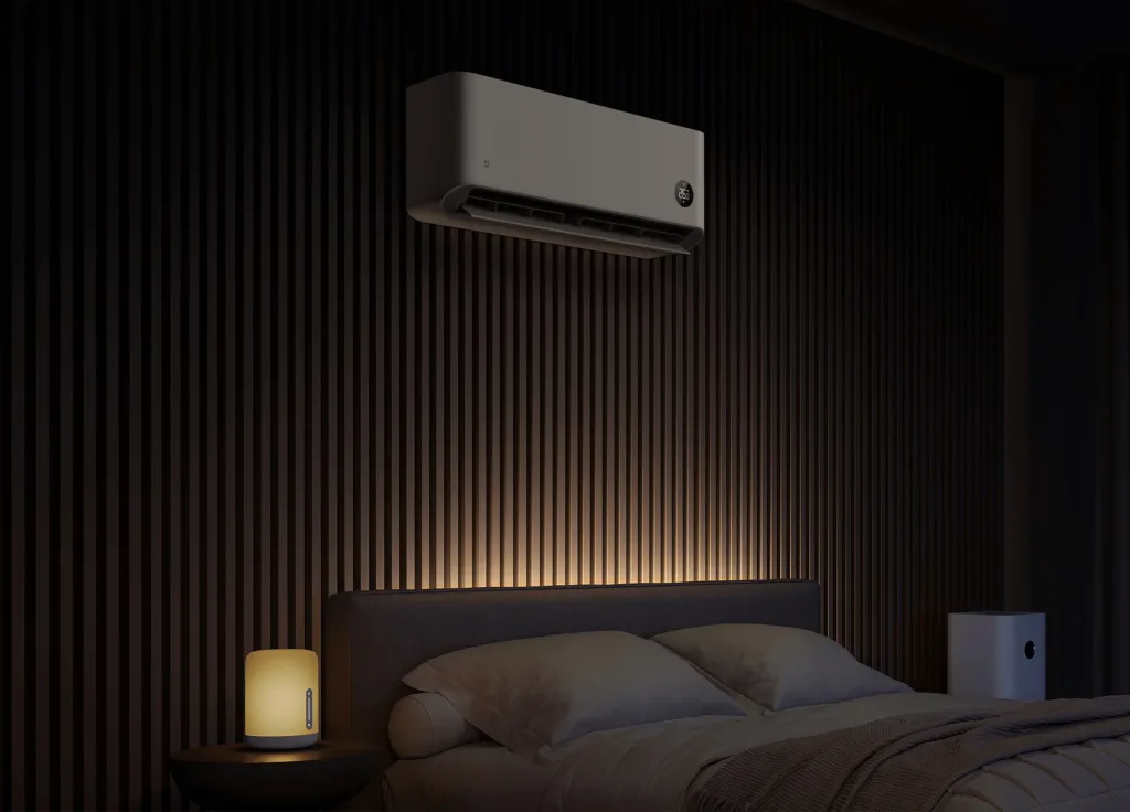 Xiaomi Mijia Air Conditioner Pro Eco v nocni loznici