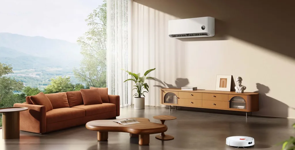 Xiaomi Mijia Air Conditioner Pro Eco v obyvacim pokoji