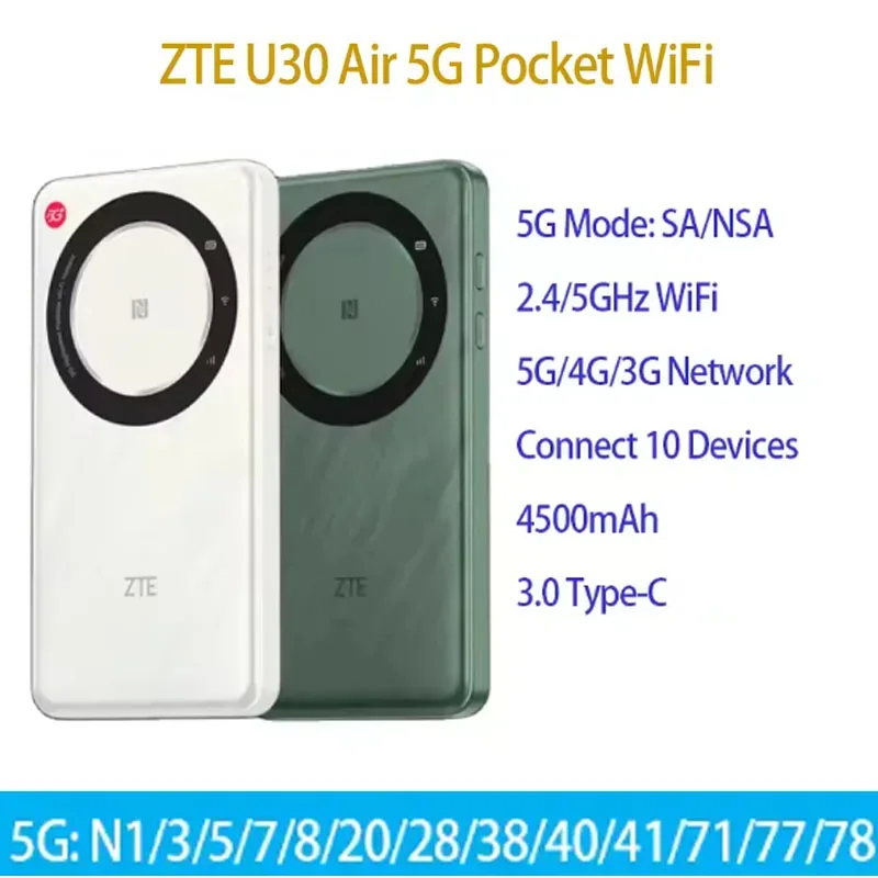 ZTE 5G Pocket WiFi U30 Air