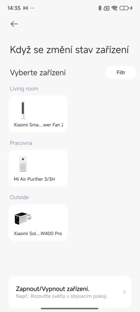 aplikace xiaomi home automatizace