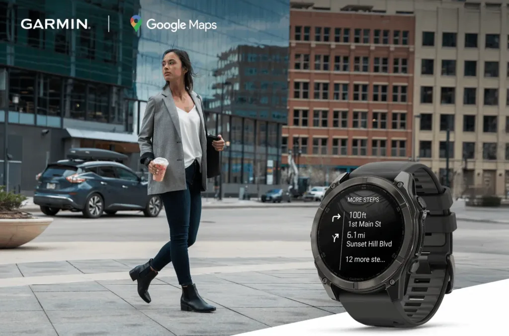 garmin oznamuje google maps pro sve sportovni hodinky