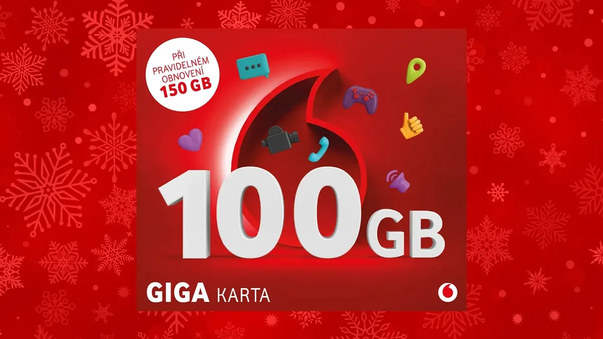 Předplacenka se 100 GB dat za 225 Kč! Vodafone nabízí limitovanou kartu s velkou slevou