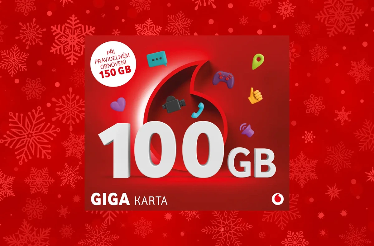 vodafone giga karta 100 gb