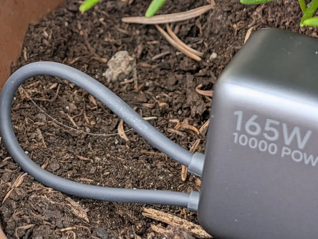 xiaomi 165W power bank 10000 integrated cable zaber na kabel