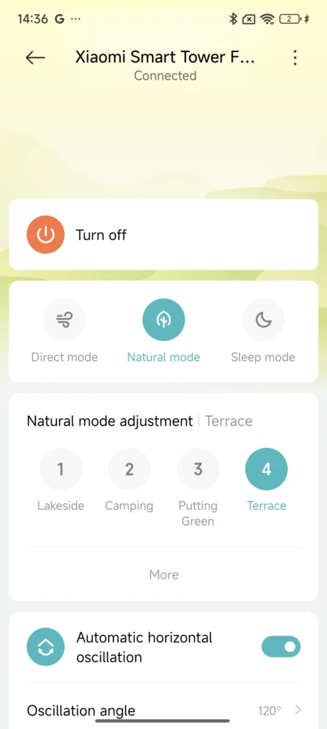 xiaomi smart standing fan 2 eu aplikace