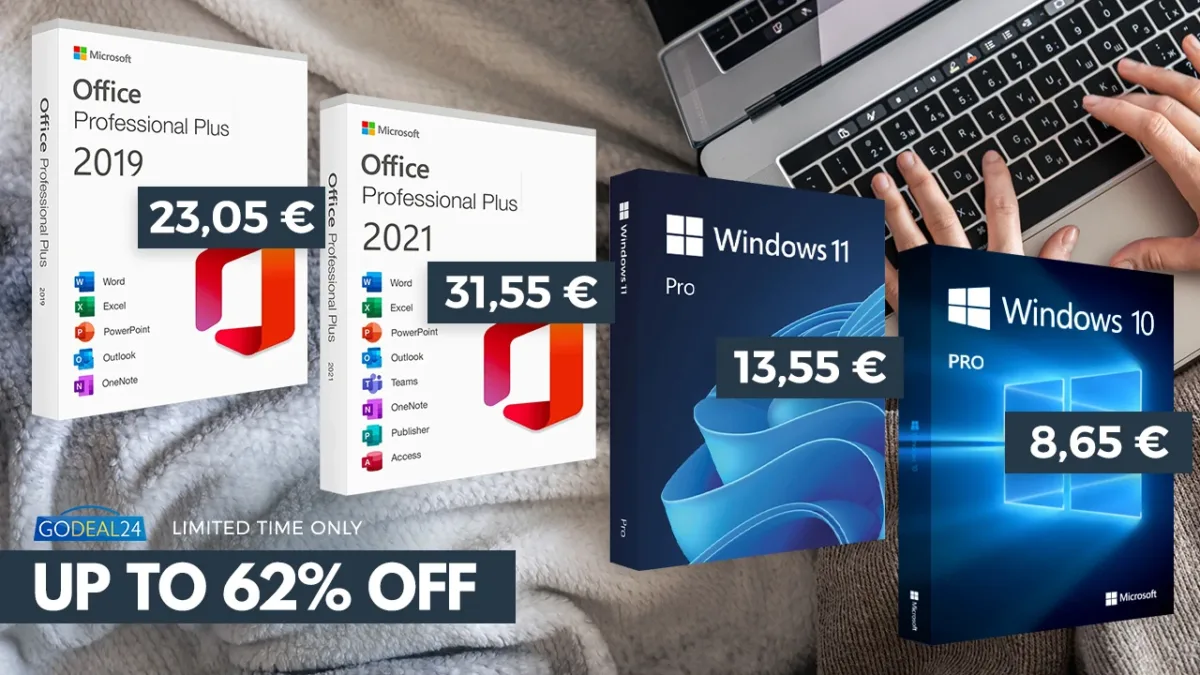 Doživotní licence Office Pro 2021 za pouhých 778,34 Kč je tu spousta slev na Windows jsou tu!