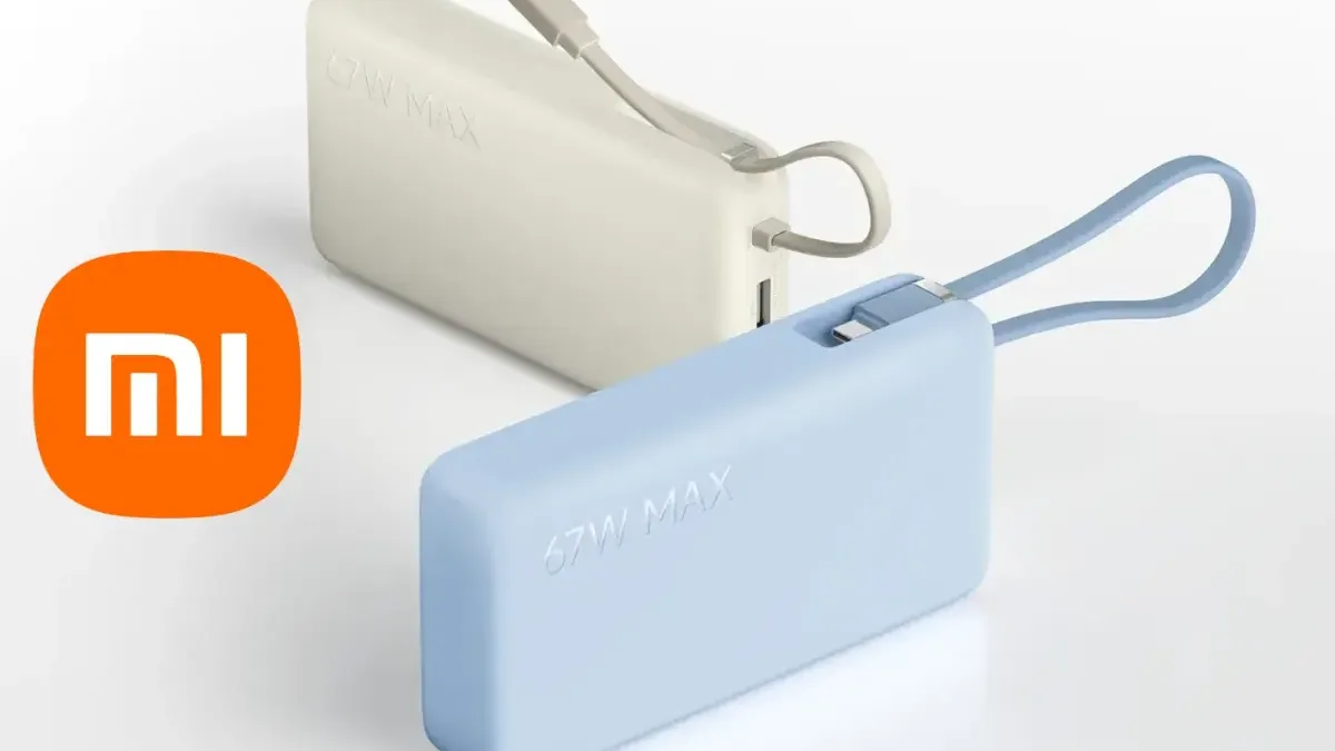 Xiaomi má novou 20 000mAh powerbanku s integrovaným kabelem a 67W výkonem. Vypadá skvěle
